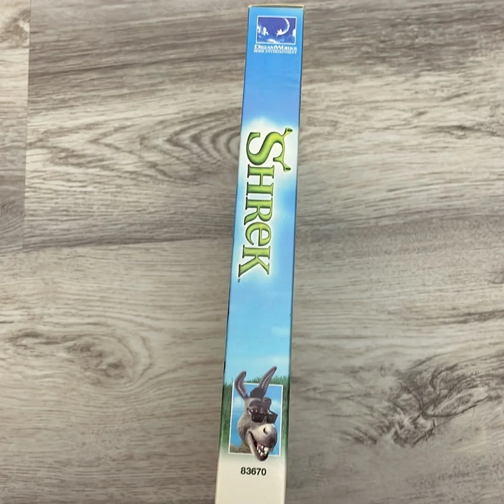 Shrek VHS Movie - 2001 Animated Comedy Rated G